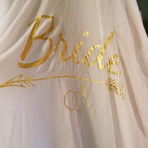 Bride swimming cover up or sarong